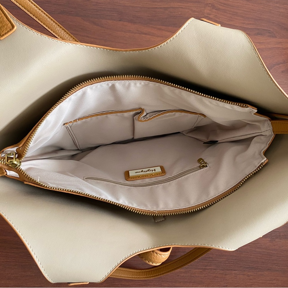 NWT Miztique Isabelle 2-in-1 Scoop Neck Tole in elegant Camel Color BGT-7188 - Picture 7 of 15